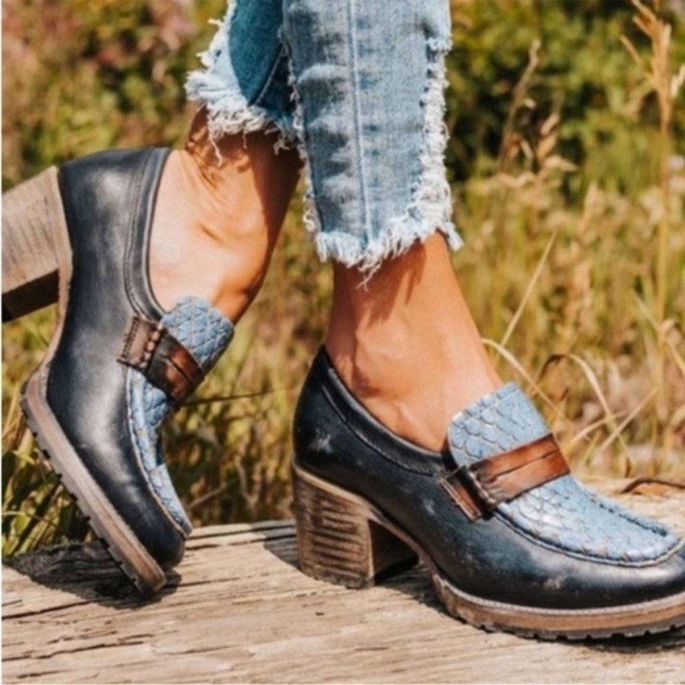 FreeBird "Briston" Navy Multi (Size 8)